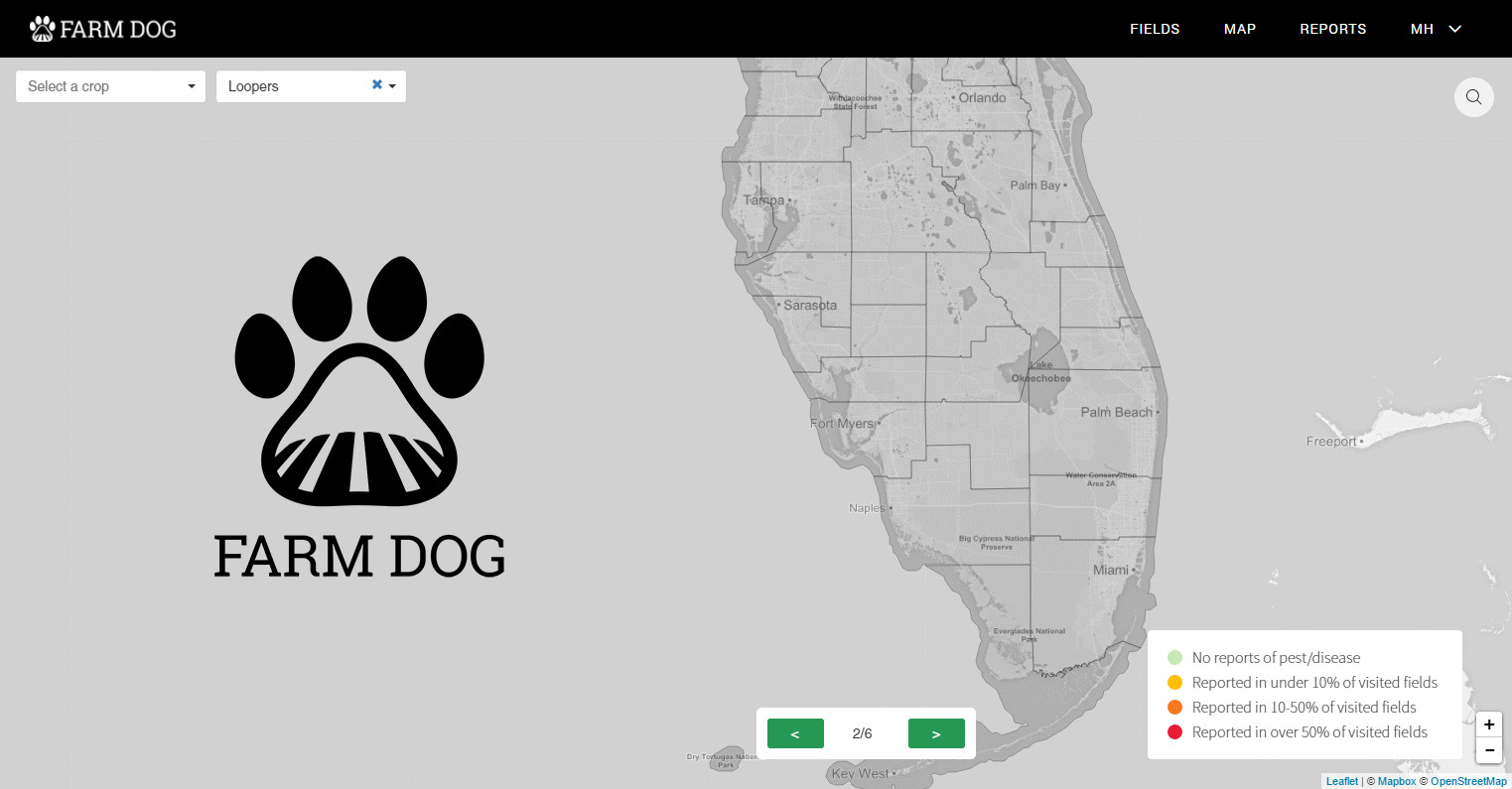 Farm Dog Regional dashboard - Animation with logo