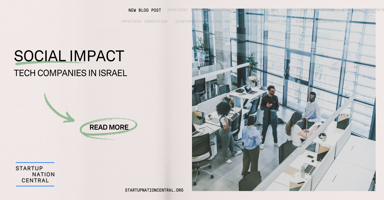 Pioneering Israeli Social Impact Tech Companies